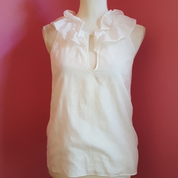 J. Crew Tops - J. Crew Cotton & Silk Blend Sleeveless Blouse